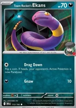 Team Rocket's Ekans