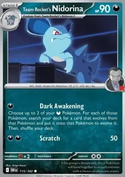 Team Rocket's Nidorina