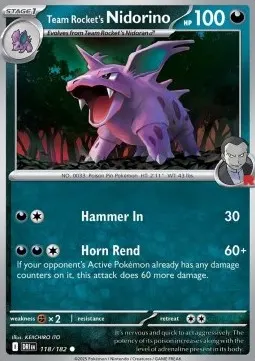 Team Rocket's Nidorino