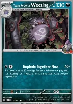 Team Rocket's Weezing