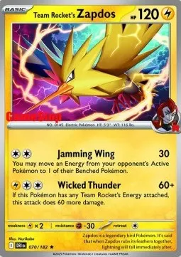 Team Rocket's Zapdos