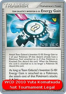 Team Galactic's Invention G-101 Energy Gain