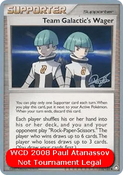 Team Galactic's Wager