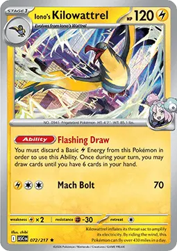 Iono's Kilowattrel