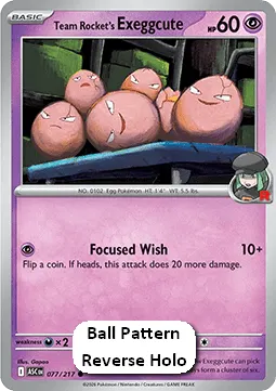 Team Rocket's exeggcute