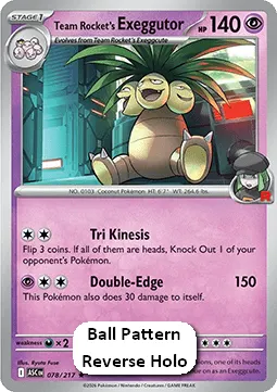 Team Rocket's exeggutor