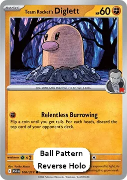 Team Rocket's Diglett