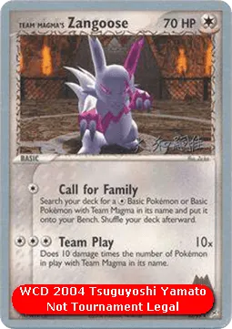 Team Magma's Zangoose