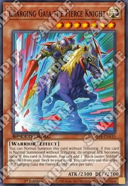 Charging Gaia the Fierce Knight