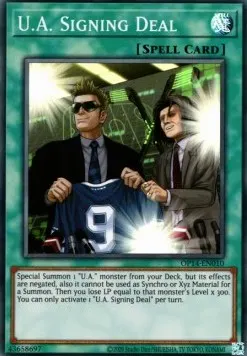 U.A. Signing Deal
