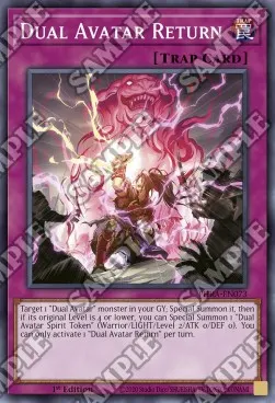 Dual Avatar Return