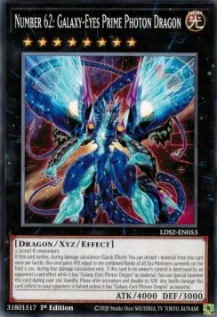 Number 62: Galaxy-Eyes Prime Photon Dragon