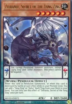 Zefraniu, Secret of the Yang Zing