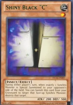 Shiny Black "C"