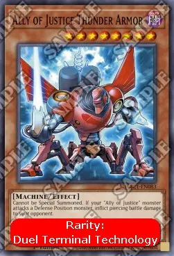 Ally of Justice Thunder Armor