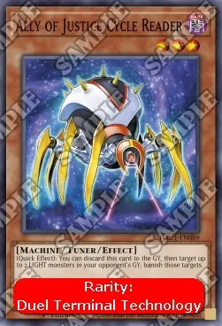 Ally of Justice Cycle Reader