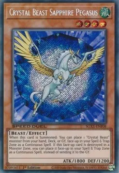 Crystal Beast Sapphire Pegasus