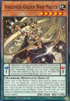 Amazoness Golden Whip Master