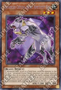 Advanced Crystal Beast Amethyst Cat