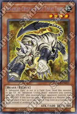 Advanced Crystal Beast Topaz Tiger