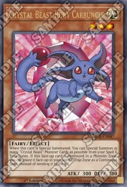 Crystal Beast Ruby Carbuncle