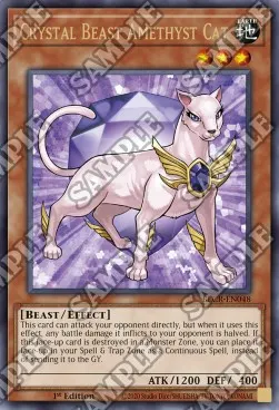 Crystal Beast Amethyst Cat