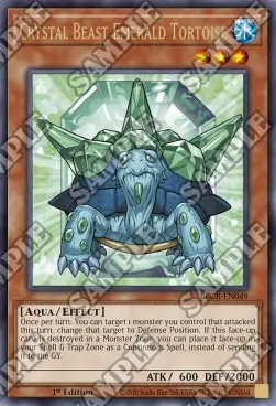 Crystal Beast Emerald Tortoise