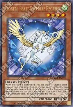Crystal Beast Sapphire Pegasus