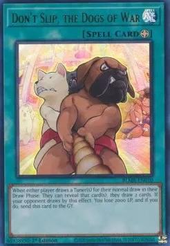 Don’t Slip, the Dog of War