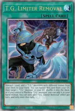 T.G. Limiter Removal