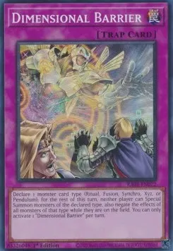 Dimensional Barrier