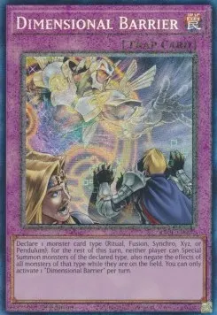Dimensional Barrier