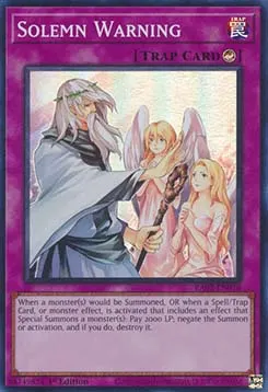 Solemn Warning
