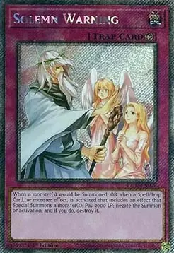 Solemn Warning