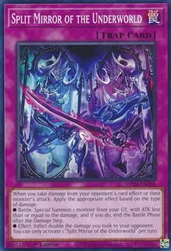 Split Mirror of the Underworld