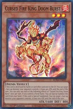 Cursed Fire King Doom Burst
