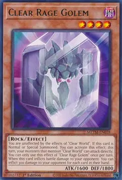 Clear Rage Golem