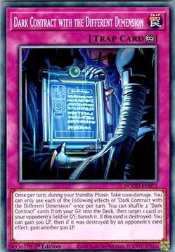 Dark Contract with the Different Dimension