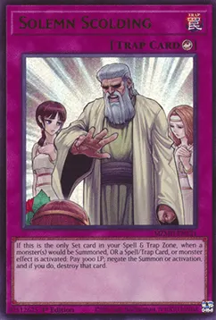 Solemn Scolding