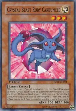 Crystal Beast Ruby Carbuncle