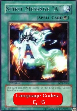 Spirit Message "A"