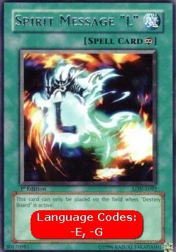 Spirit Message "L"