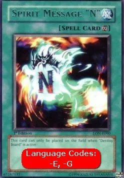 Spirit Message "N"