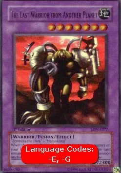 The Last Warrior from Another Planet