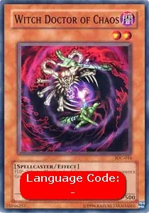 Witch Doctor of Chaos