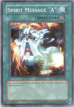 Spirit Message "A"