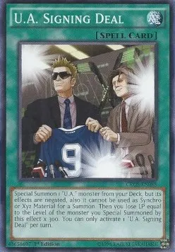 U.A. Signing Deal
