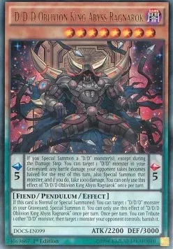 D/D/D Oblivion King Abyss Ragnarok