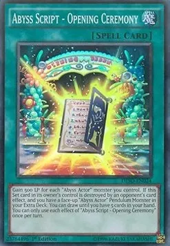 Abyss Script - Opening Ceremony
