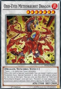 Odd-Eyes Meteorburst Dragon